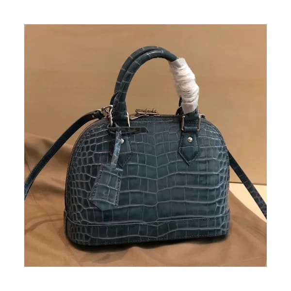 Louis Vuitton 2019 Alma BB Leather Tote Shoulder B… - 1