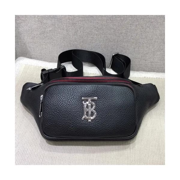 Burberry 2019 TB Leather Hip Sack Belt Bag , 24cm … - 1