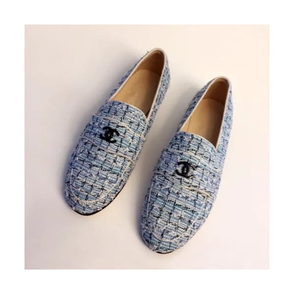 Chanel 2019 Ladies Tweed Loafer - 샤넬 2019 여성용 트위드 … - 1