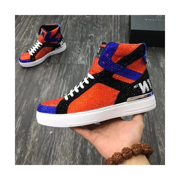 Philipp plein 2019 Mens Leather Sneakers - 필립플레인 … - 1