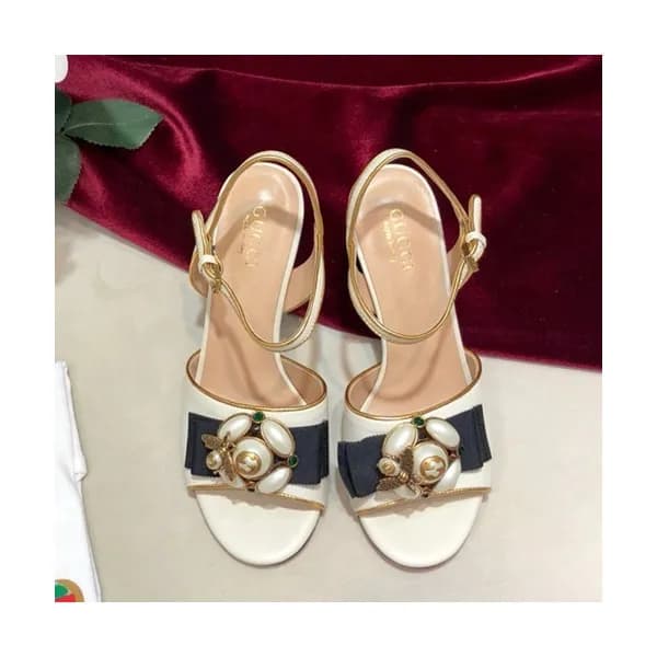 Gucci 2019 Ladies Leather High Heel Sandal - 구찌 20… - 1