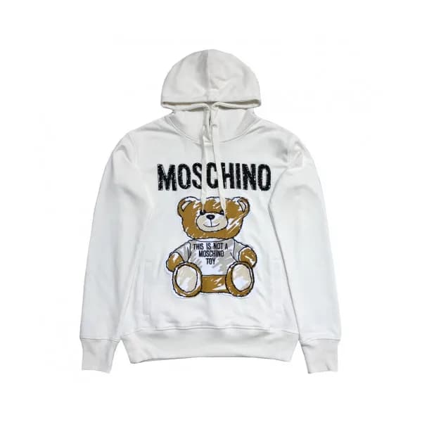 Moschino 2019 Mm/Wm Logo Teddy Cotton Hood Tee - 모… - 1
