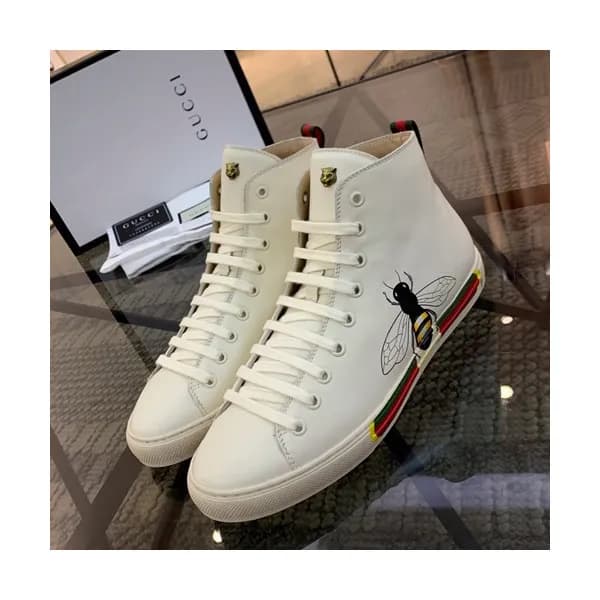 Gucci 2019 Mens Leather Sneakers - 구찌 2019 남성용 레더 … - 1