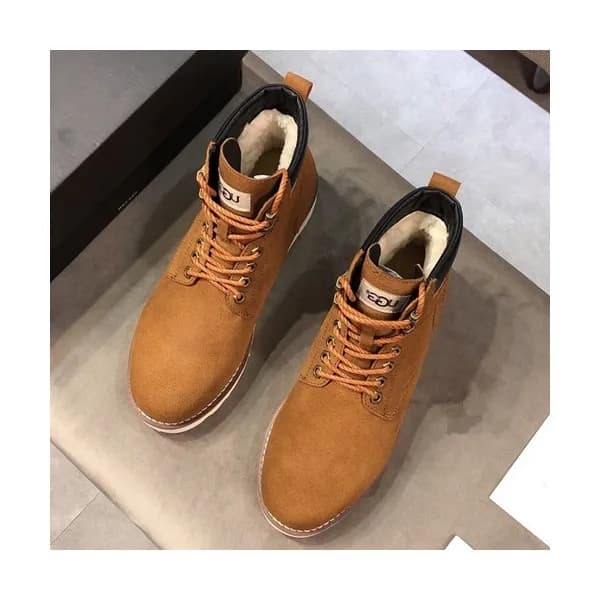 UGG 2019 Mens Leather & Wool Ankle Boots - UGG 201… - 1