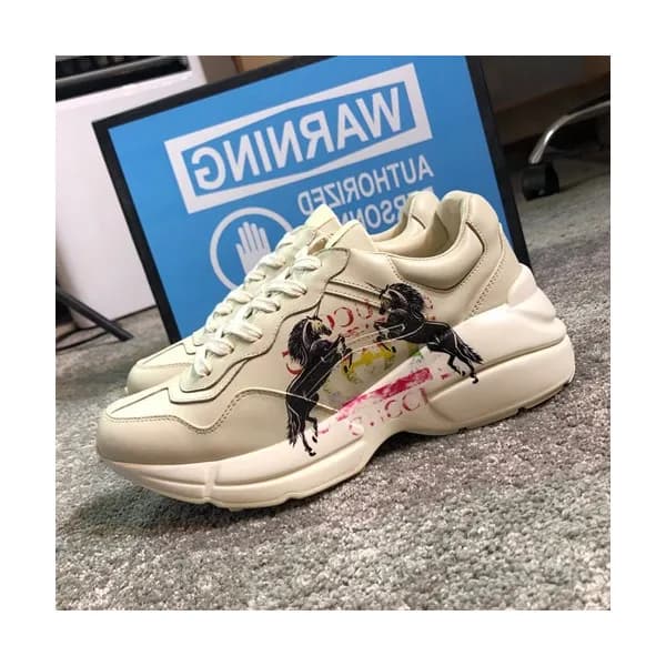 Gucci 2019 Mm/Wm Leather Sneakers - 구찌 2019 남여공용 레… - 1