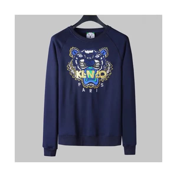 Kenzo Mens Navy Sweatshirts - 겐조 2019 남성 맨투맨 Ken74… - 1