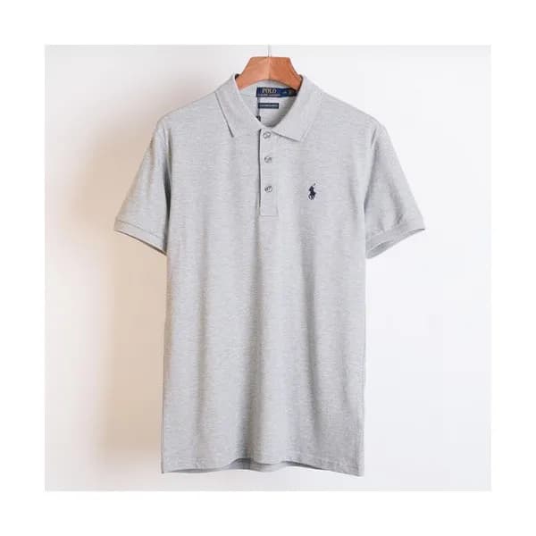 Polo 2019 Mens Logo Cotton Polo Short Sleeved Tshi… - 1