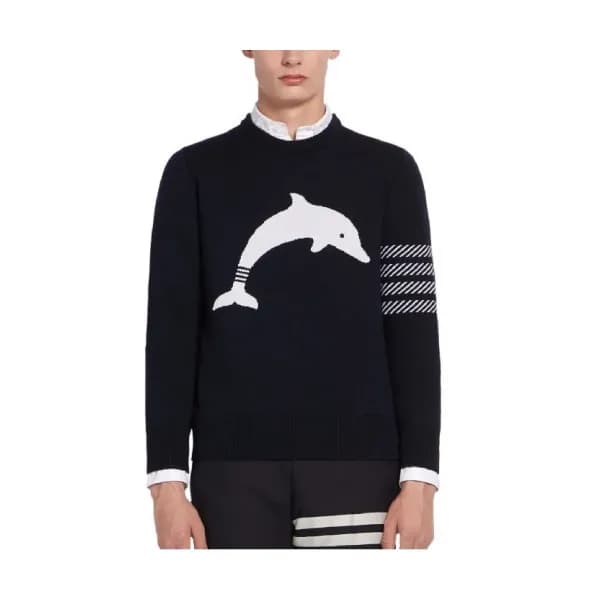 [톰브라운]Thom Browne 2020 Mens Strap Crew-neck Sweate… - 1