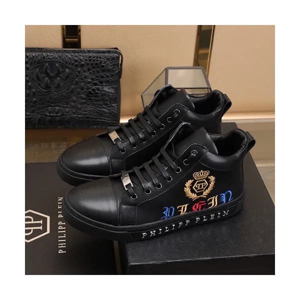 Philipp plein 2020 Mens Leather Sneakers - 필립플레인 … - 1
