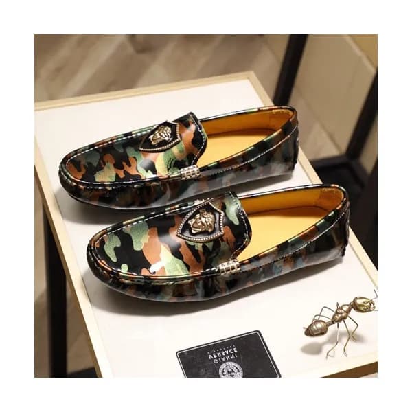 Versace 2020 Mens Leather Loafer - 베르사체 2020 남성용 … - 1
