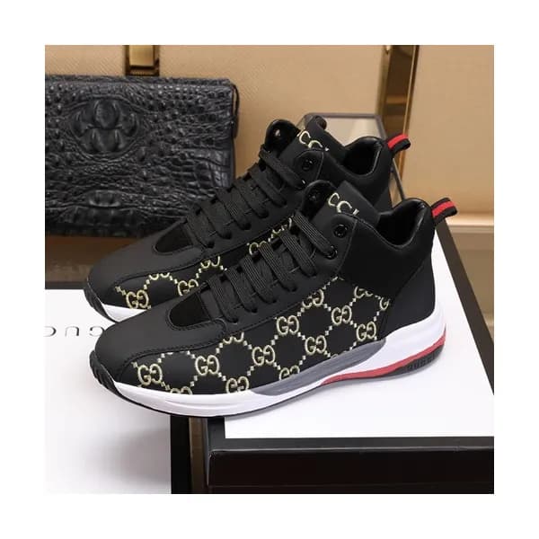 Gucci 2020 Mens Leather Sneakers - 구찌 2020 남성용 레더 … - 1