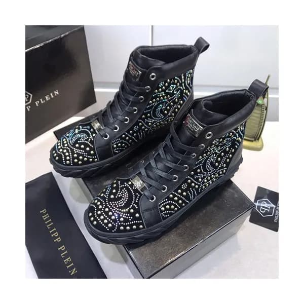 Philipp plein 2020 Mens Leather Sneakers - 필립플레인 … - 1