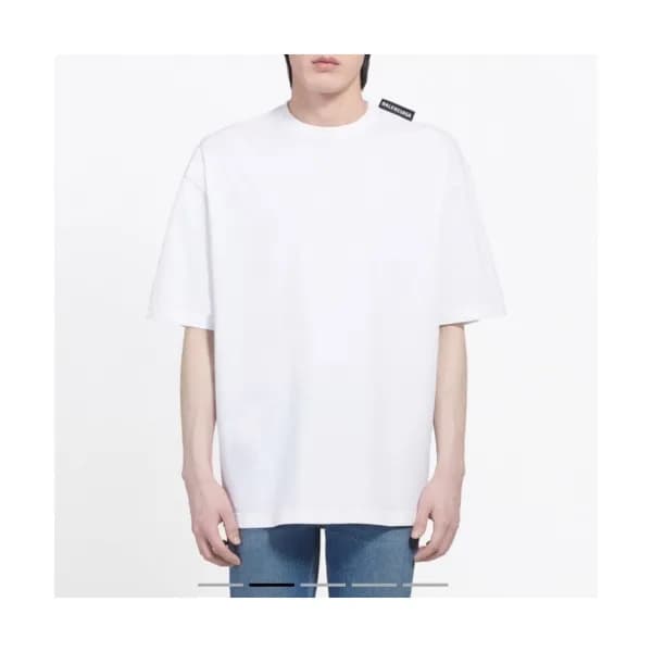 [발렌시아가]Balenciaga 2020 Mm/Wm Logo Cotton Short Sle… - 1