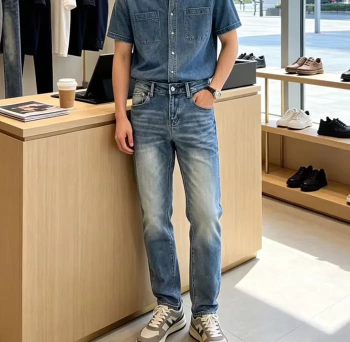 [몽클레어]Moncler Mens Business Classic Denim Jeans - … - 1