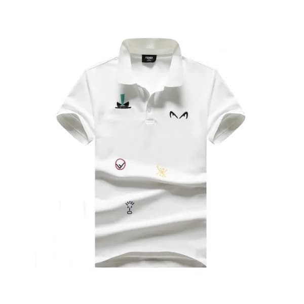 [펜디]Fendi 2020 Mens Logo Casual Cotton Polo Short … - 1