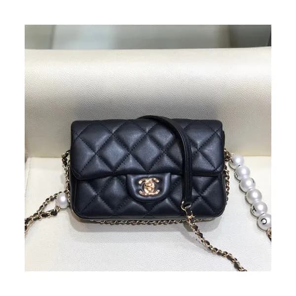 Chanel 2020 Leather Chain Cross Bag,18CM - 샤넬 2020… - 1