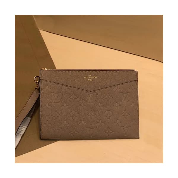 Louis Vuitton 2020 Melanie Pochette Leather Clutch… - 1