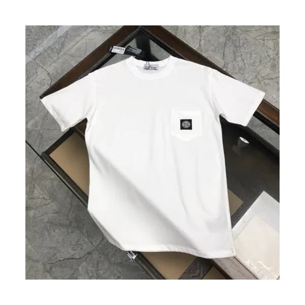 [스톤아일랜드]Stone Island 2020 Mens Crew-neck Cotton Sh… - 1