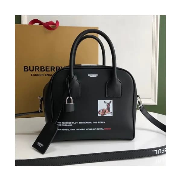 Burberry 2020 Leather Tote Shoulder Bag, 34cm - 버버… - 1