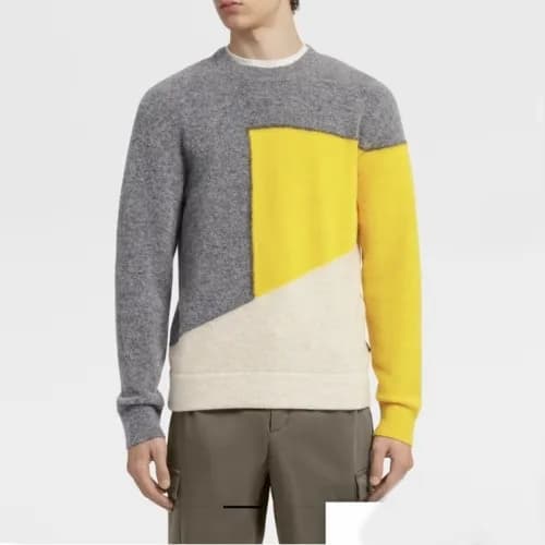 [제냐]Zegna 2020 Mens Basic Crew-neck Wool Sweater -… - 1