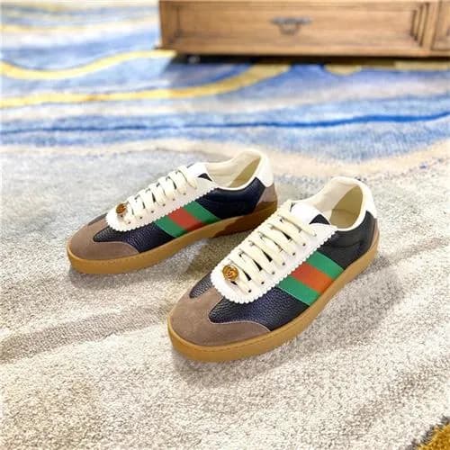 Gucci 2020 Men's Leather Sneakers - 구찌 2020 남성… - 1