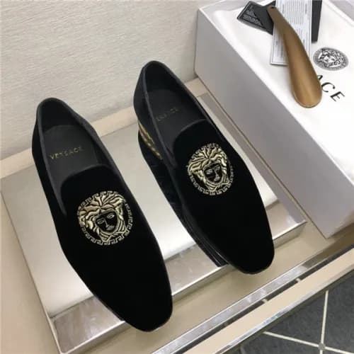 Versace 2020 Men's Leather Oxford Shoes - 베르사체… - 1
