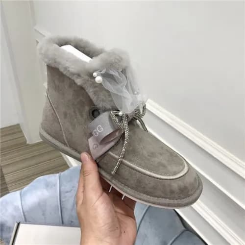 Ugg 2020 Women's Leather Wool Ankle Boots - 어그… - 1