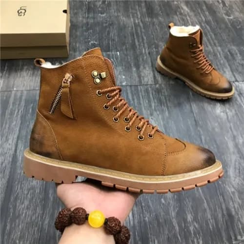 Ugg 2020 Men's Leather Wool Ankle Boots - 어그 2… - 1
