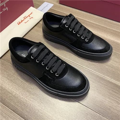 Salvatore Ferragamo 2021 Men's Leather Sneaker… - 1
