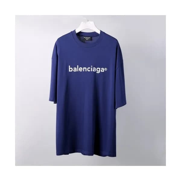 Balenciaga Mm/Wm Logo Cotton Short Sleeved Tshirt… - 1