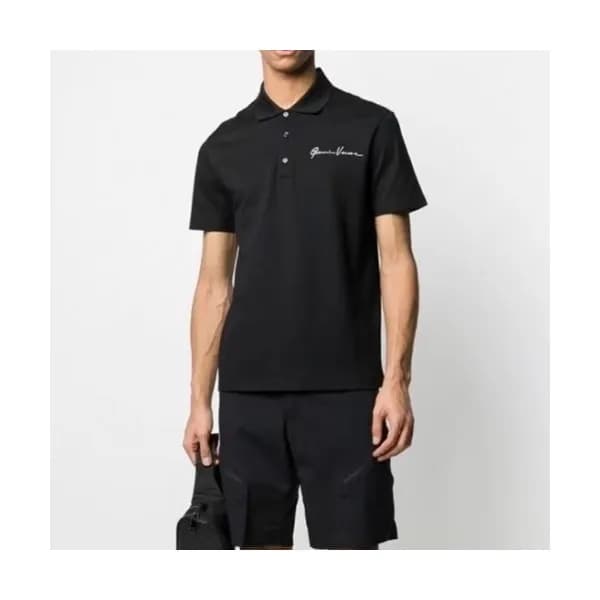 Versace Mens Logo Short Sleeved Tshirts Black - 베… - 1