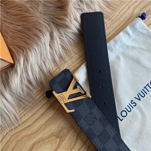 Louis Vuitton 2021 Men's Leather Belt,4.0cm,LO… - 1
