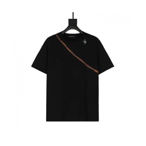Louis vuitton Mm/Wm Logo Short Sleeved Tshirts Bl… - 1