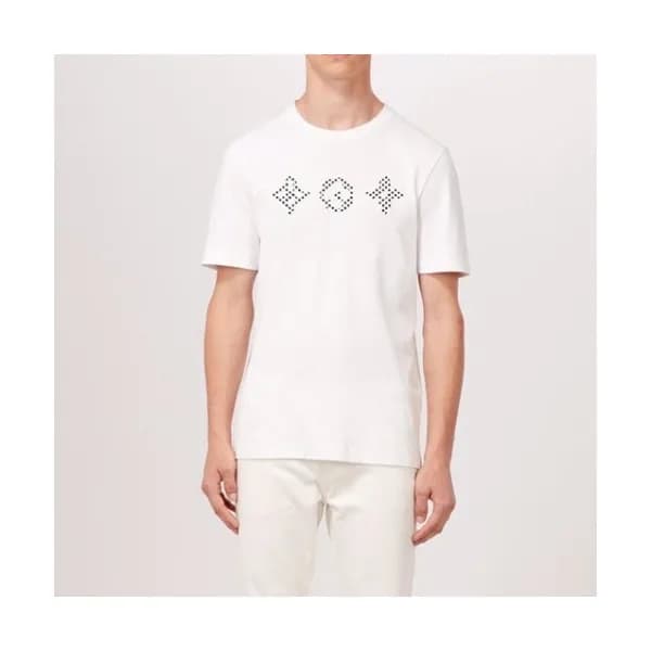 Louis vuitton Mm/Wm Logo Short Sleeved Tshirts Wh… - 1