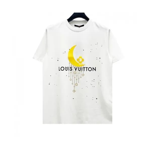 Louis vuitton Mm/Wm Logo Short Sleeved Tshirts Wh… - 1