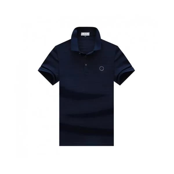 Hermes Mens Crew-neck Short Sleeved Tshirts Orang… - 1