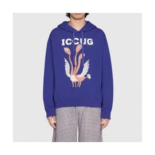 Gucci 2021s /s Mm/wm Logo Casual Oversize Cotton H… - 1