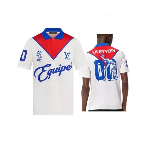Louis vuitton Mm/Wm Logo Short Sleeved Tshirts Wh… - 1
