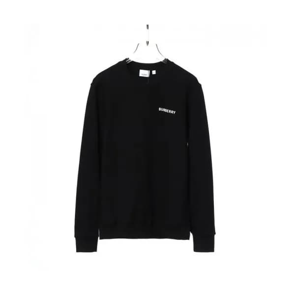 Burberry Mm/Wm Logo Casual Cotton Tshirts Black -… - 1