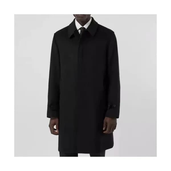 Burberry Mens Vintage Cashmere Coats Black - 버버리 … - 1