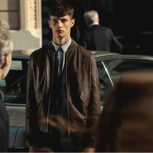 Berluti Mens Leather Jackets - 벨루티 남성 가죽 자켓 - ber8… - 1