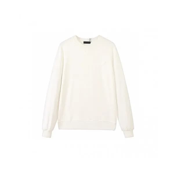Prada Unisex Crew-neck Cotton Tshirts White - 프라다… - 1