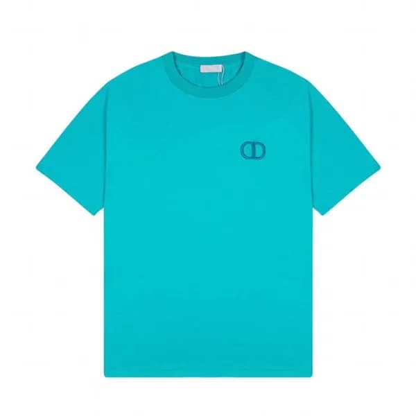 디올 남성 크루넥 블루 반팔티 - Mens Blue Tshirts - dio01723x - 1