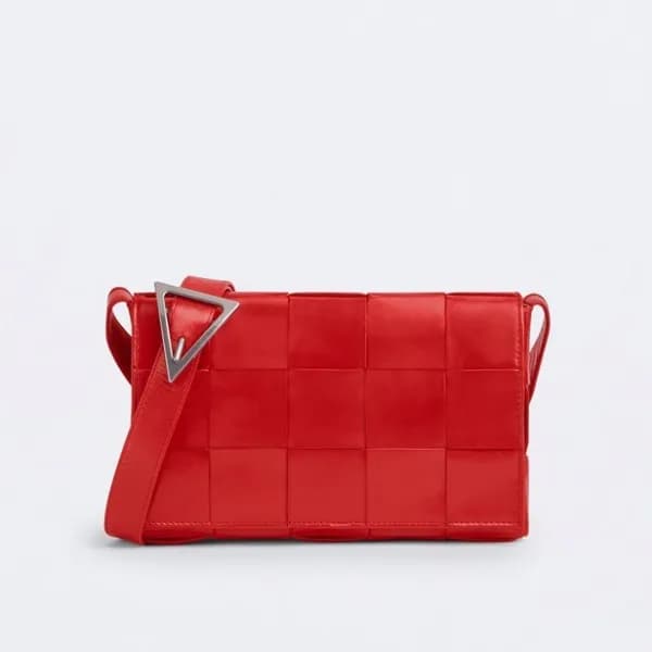 보테가 여성 레드 카세트백 - Womens Red Cross Bag - bv0287x - 1