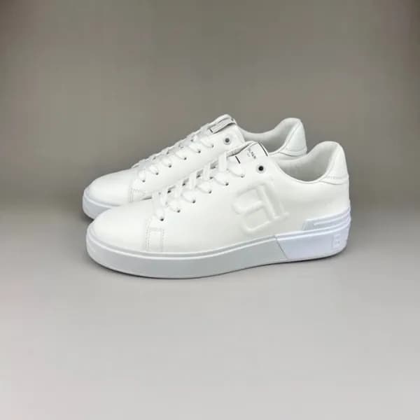 발망 남성 트렌디 화이트 스니커즈 - Mens White Sneakers - bam0166… - 1