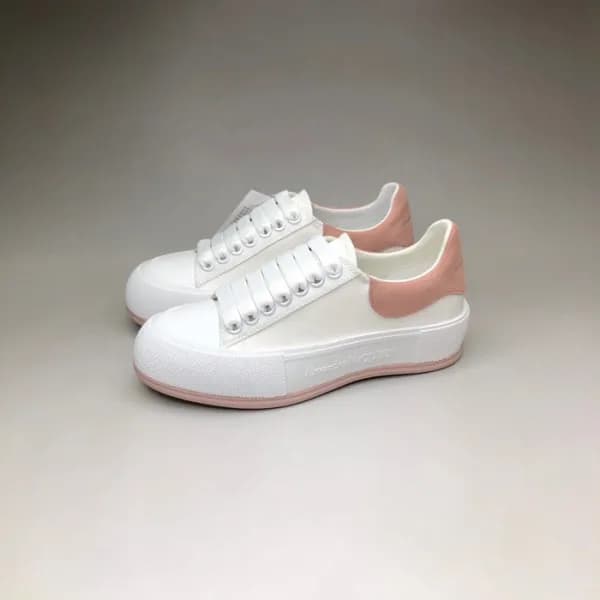 알렉산더맥퀸 남/녀 핑크 스니커즈 - Unisex Pink Sneakers - alx01… - 1