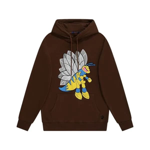 루이비통 남자 베이직 브라운 후드티 - Unisex Brown Hoodie - lou051… - 1