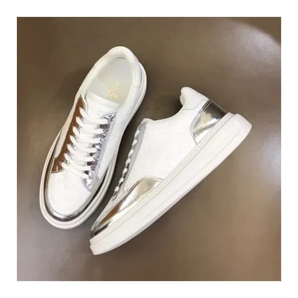 루이비통 남성 Beverly Hills 실버 스니커즈 - Mens Silver Sneake… - 1