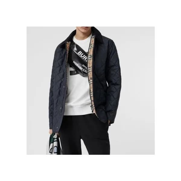 버버리 남성 블랙 다운 자켓 - Burberry Mens Black Jackets - bu… - 1