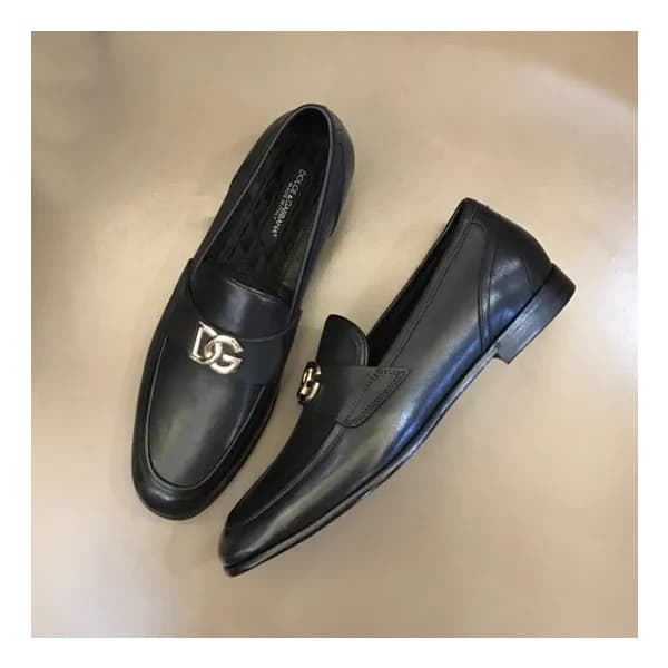 돌체앤가바나 남성 블랙 로퍼 - Dolce&Gabbana Mens Black Loafer … - 1